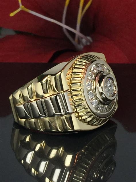 rolex rings for men 14k.